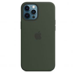 iPhone 12 Pro Max Silicone Case with MagSafe - Cypress Green