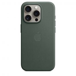 MT4U3ZM/A|iPhone 15 Pro FineWoven Case with MagSafe - Evergreen